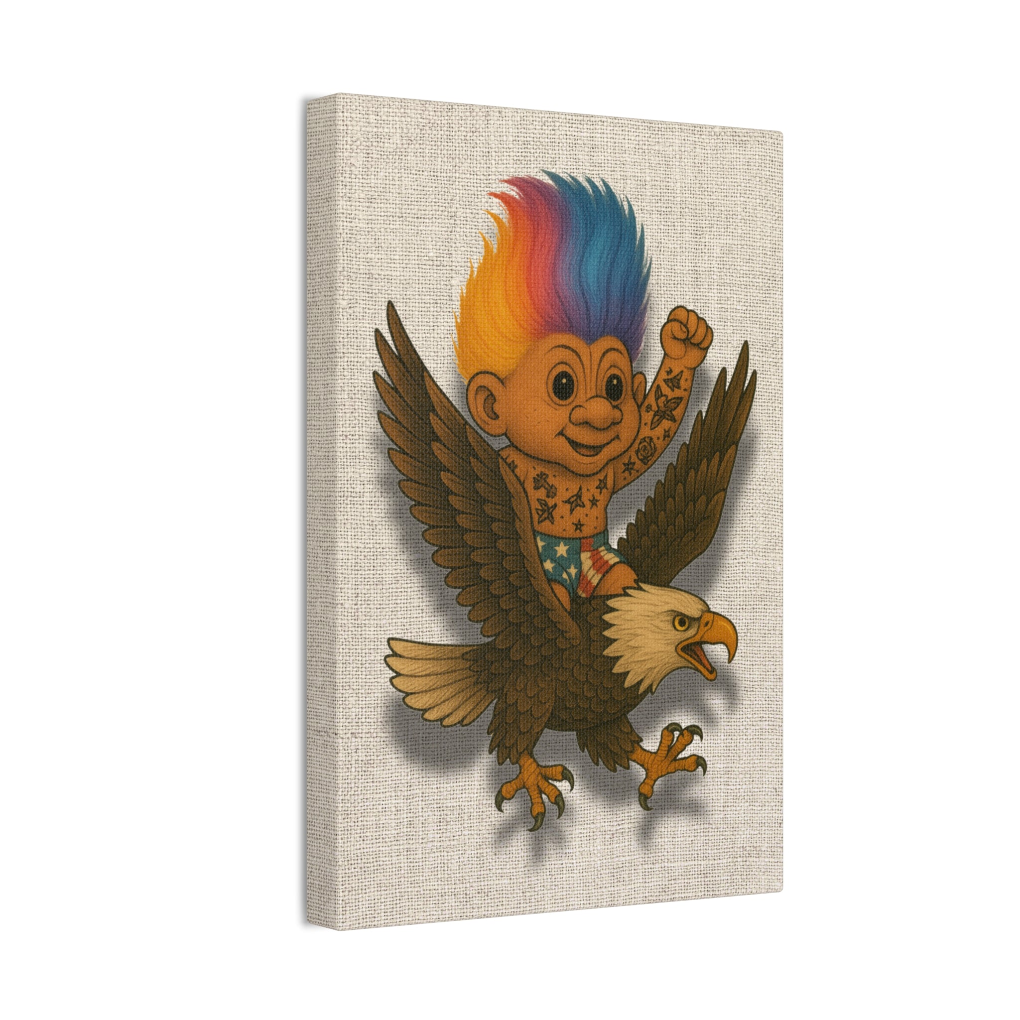 Patriotic Troll Canvas