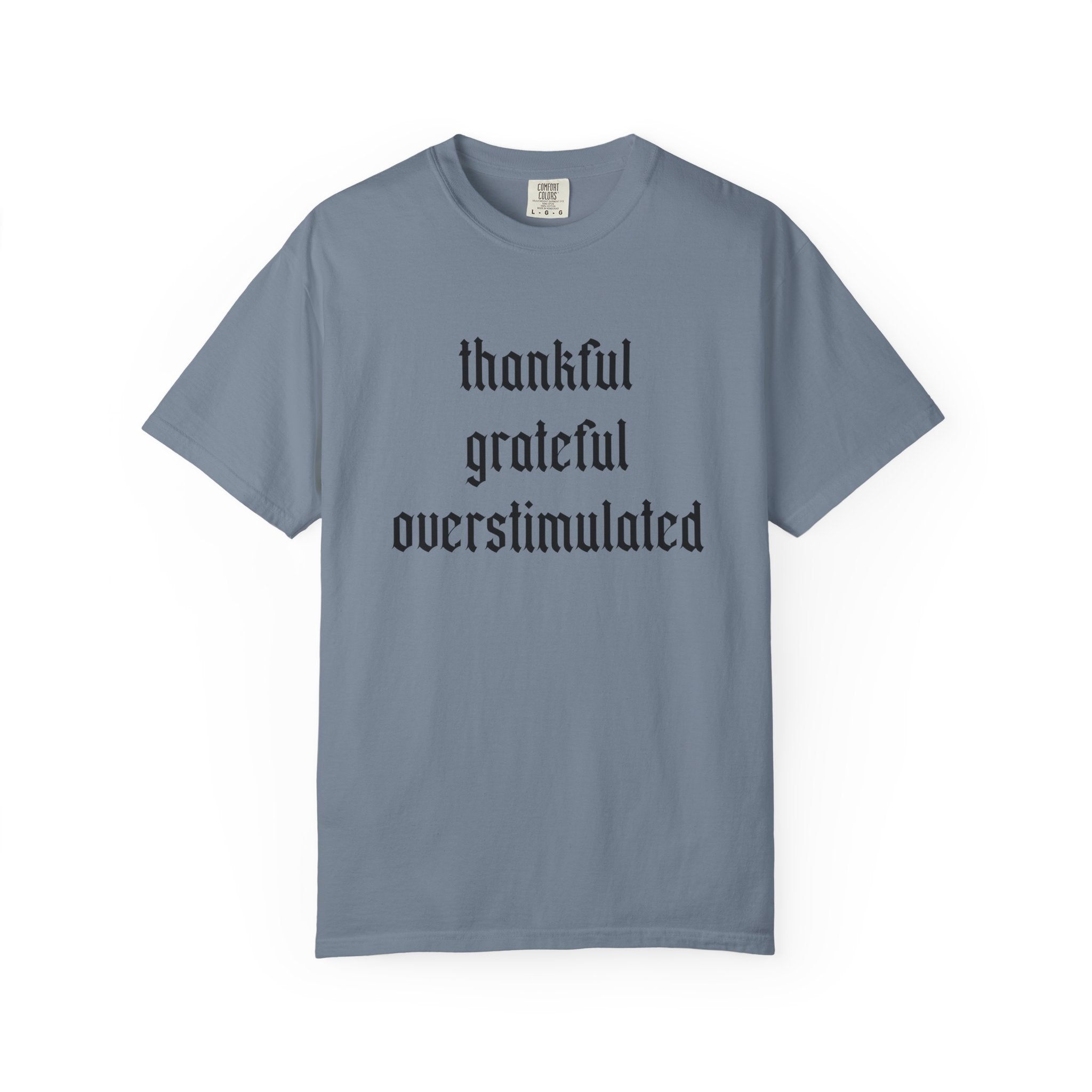 Thankful • Grateful • Overstimulated