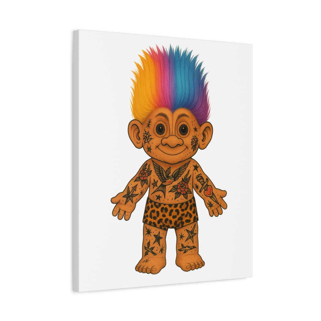 Tattooed Troll Canvas