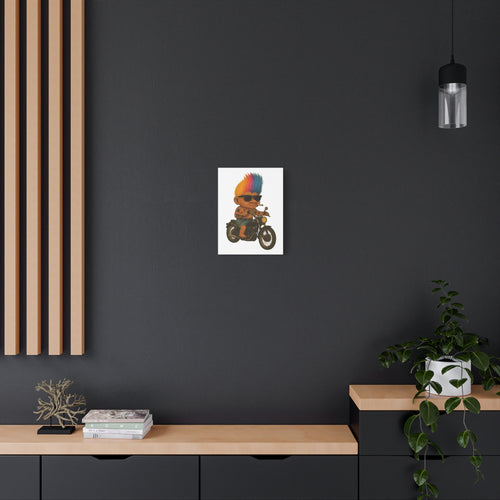 Biker Troll Canvas