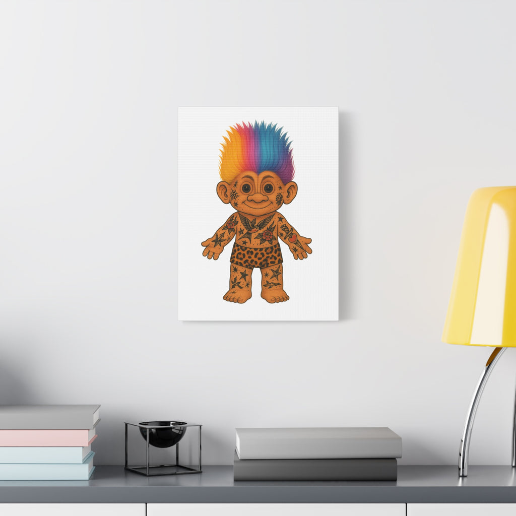 Tattooed Troll Canvas
