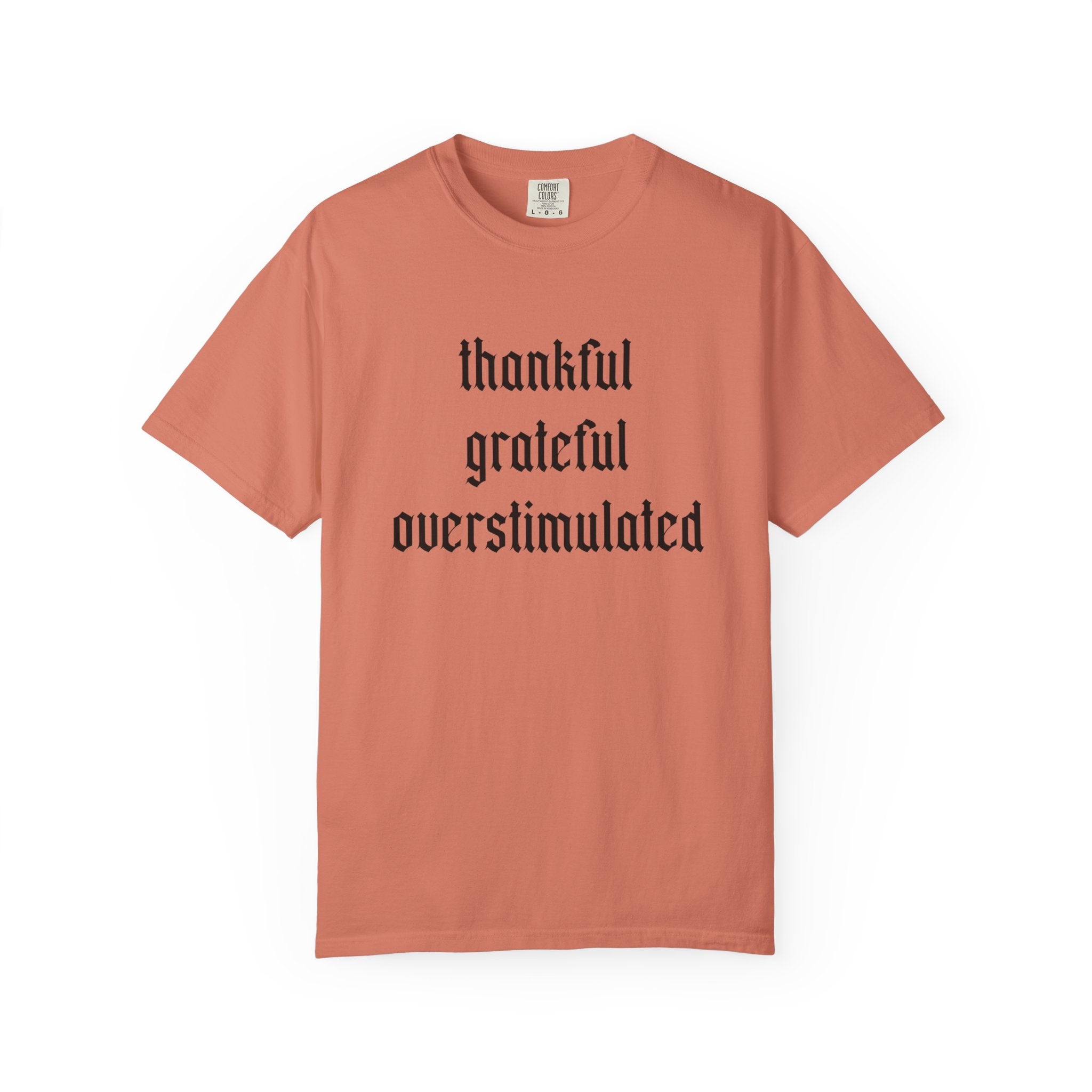 Thankful • Grateful • Overstimulated