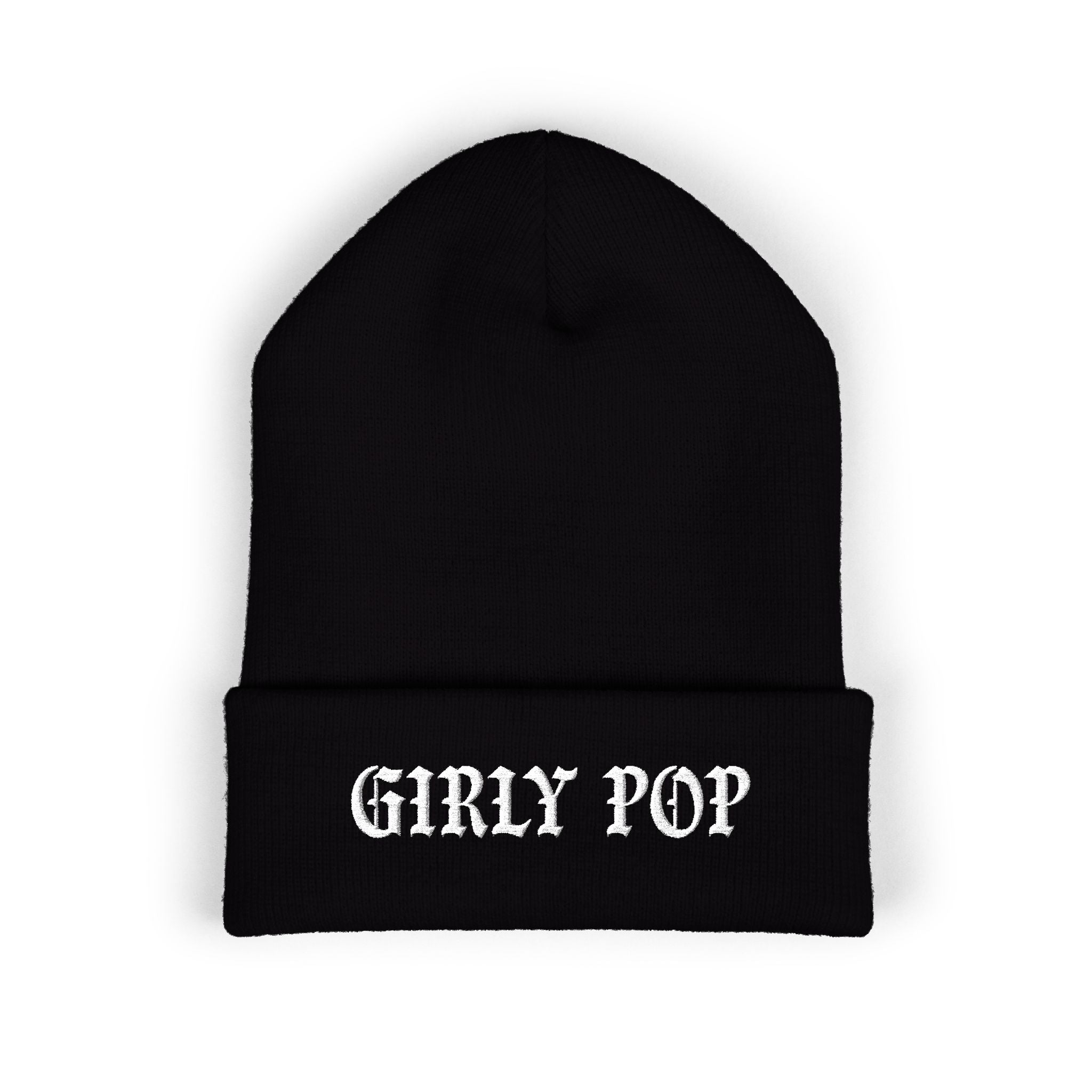 Girly Pop Embroidered Beanie