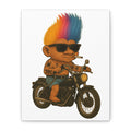 Biker Troll Canvas