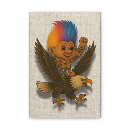 Patriotic Troll Canvas