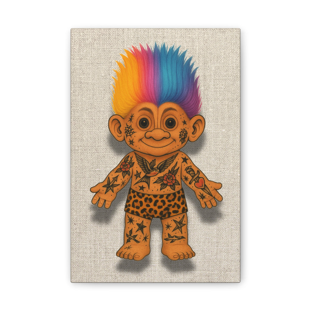 Tattooed Troll Canvas