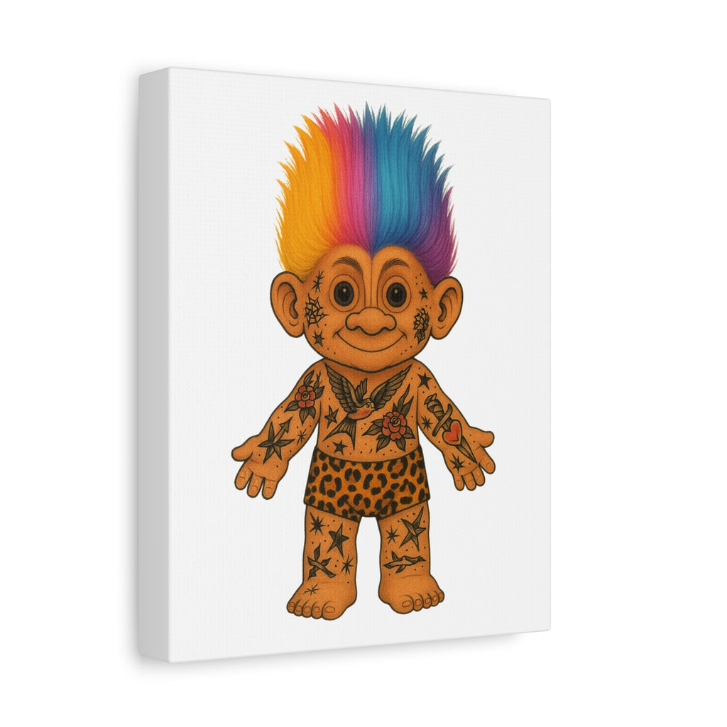Tattooed Troll Canvas