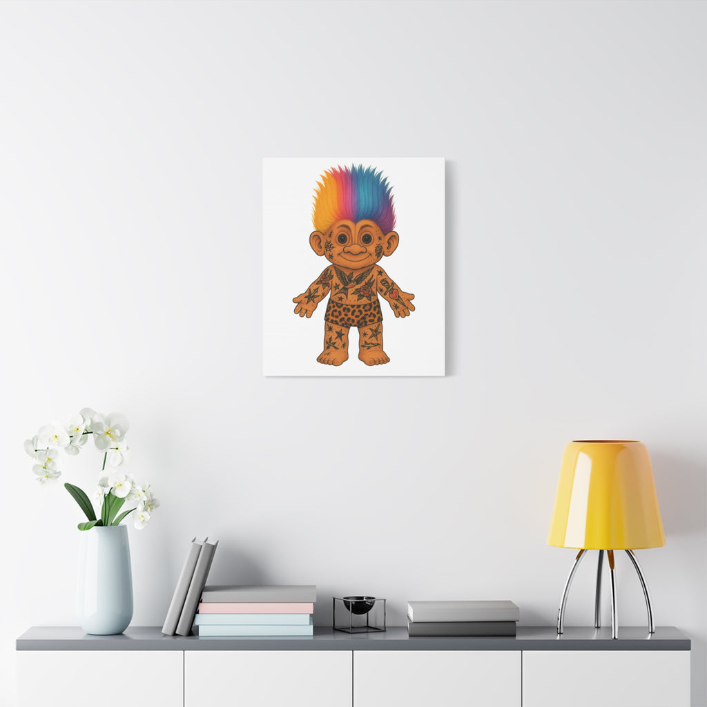Tattooed Troll Canvas