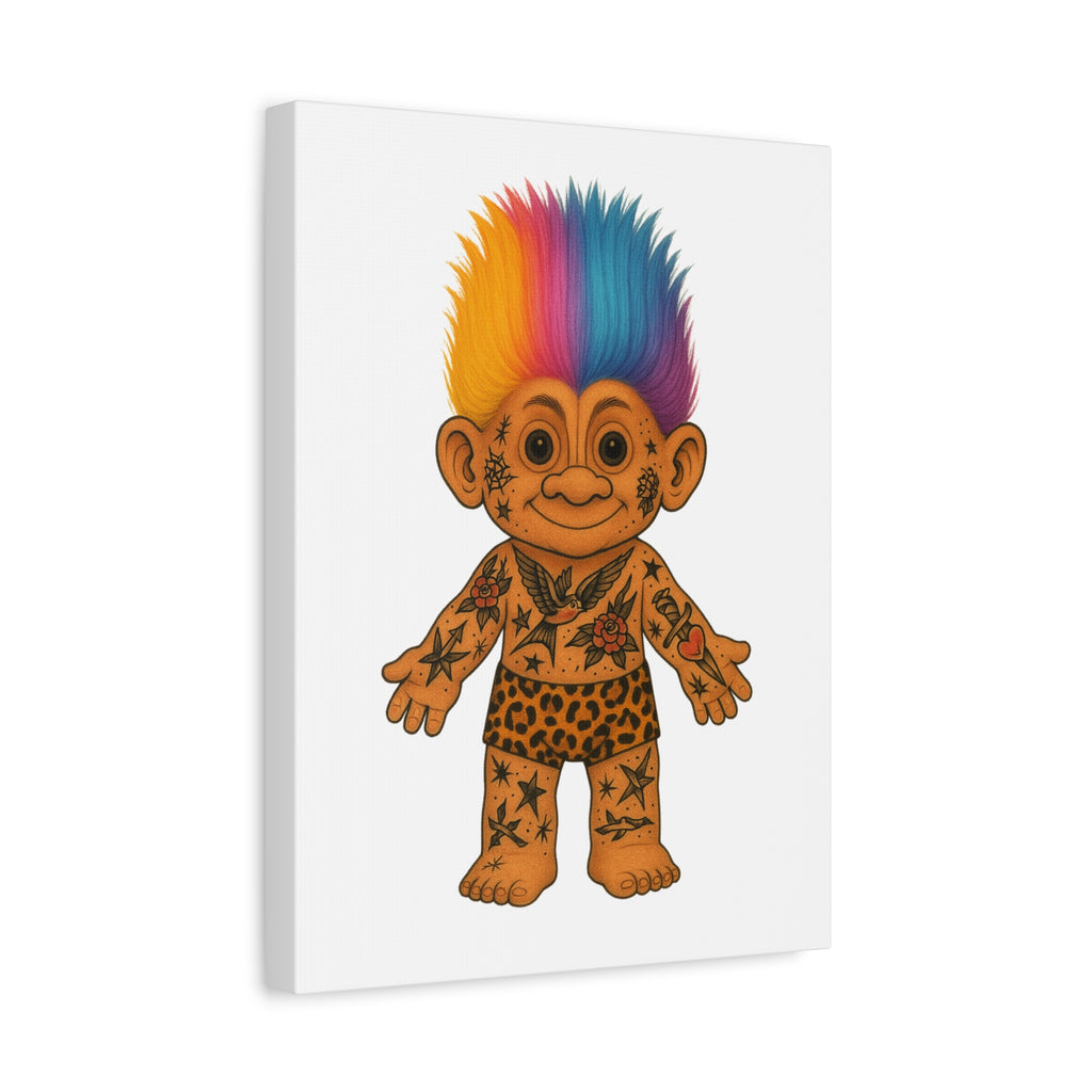 Tattooed Troll Canvas