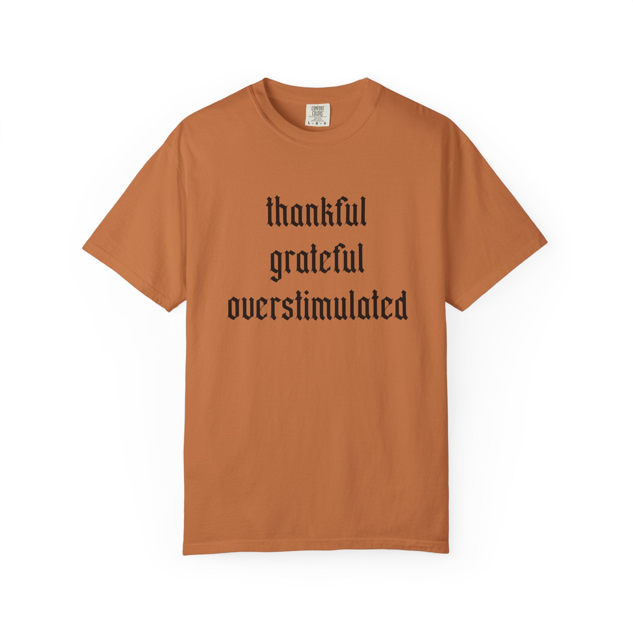 Thankful • Grateful • Overstimulated