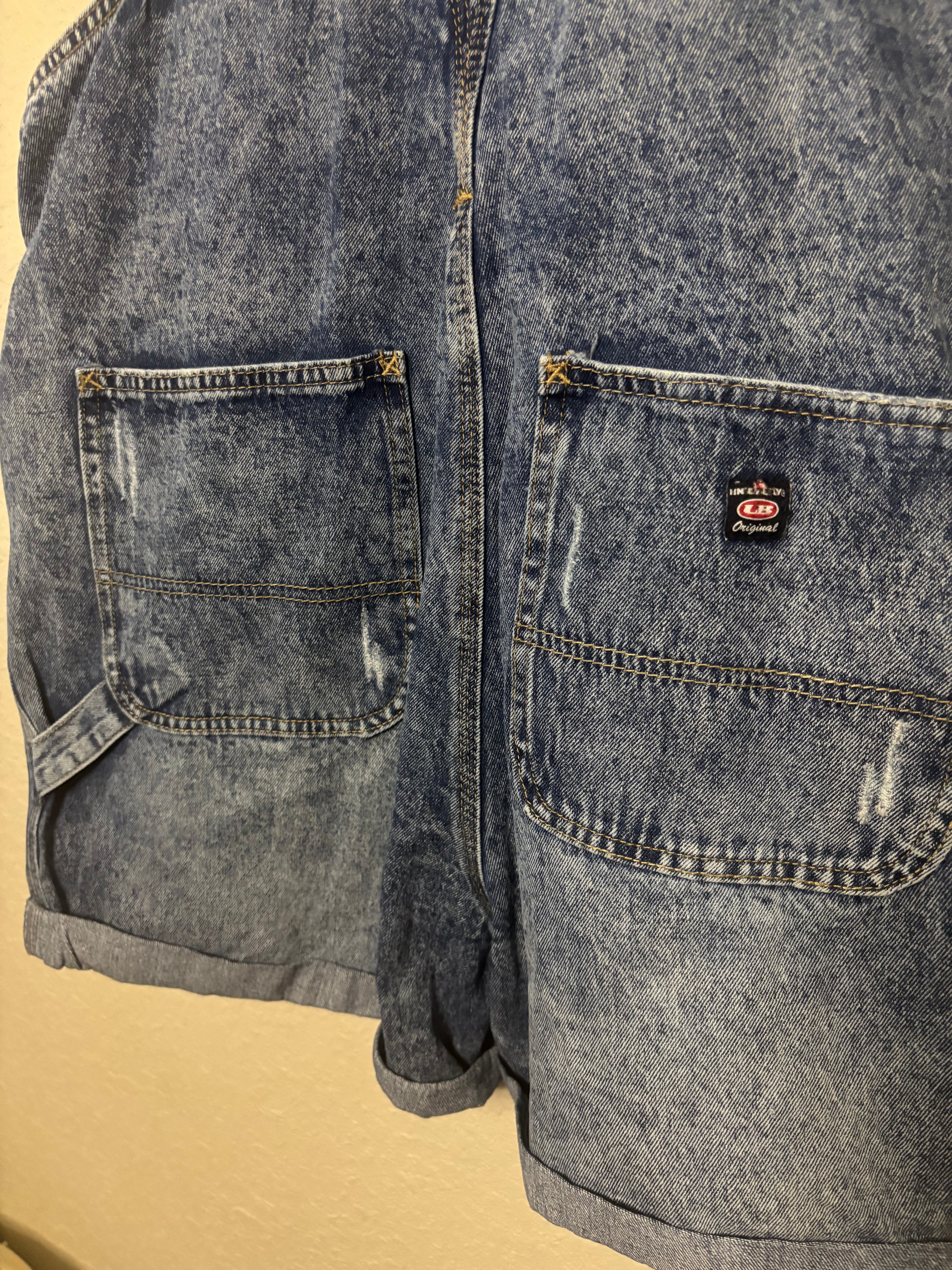 Denim Short Overalls (XL) · Resell