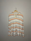 Pastel Stripe Hooded Henley · Men’s Tall Medium