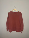 Washed Clay Crewneck · Women's Medium