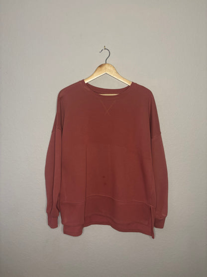 Washed Clay Crewneck · Women's Medium