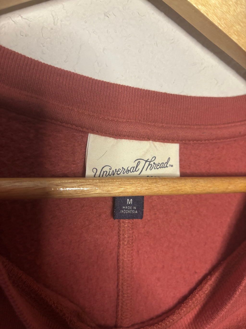 Washed Clay Crewneck · Women's Medium