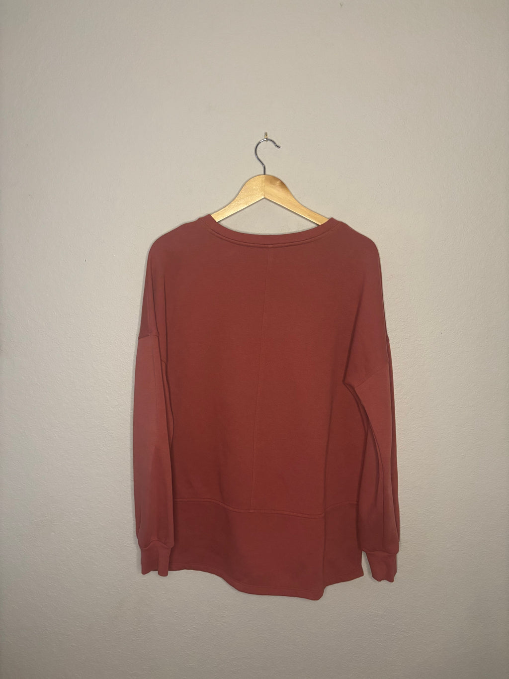 Washed Clay Crewneck · Women's Medium