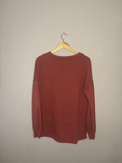 Washed Clay Crewneck · Women's Medium