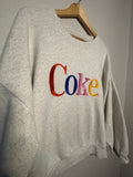 Coke Embroidered Crewneck ·  Women's XL