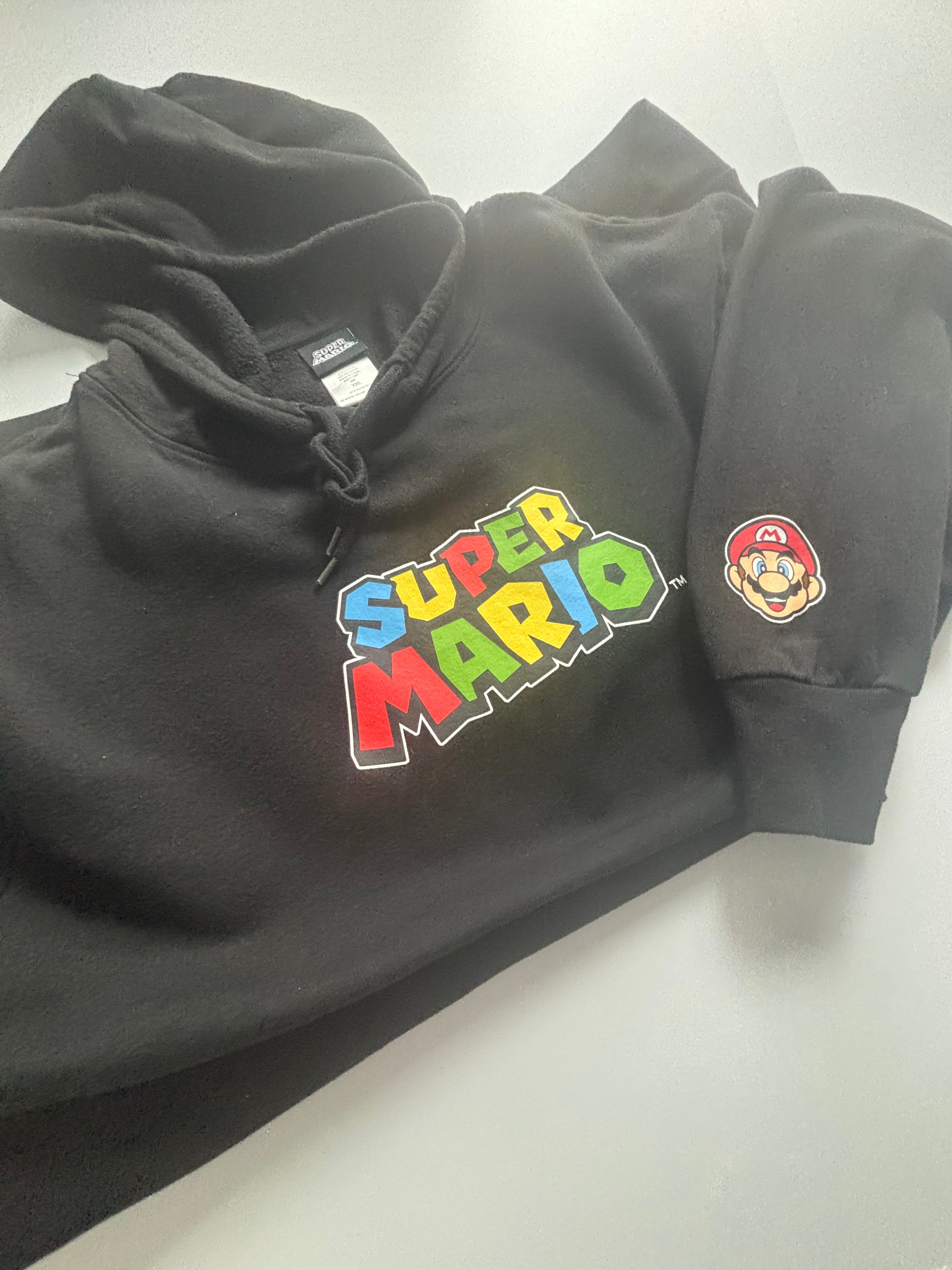 Super Mario Logo Hoodie • Unisex XXL