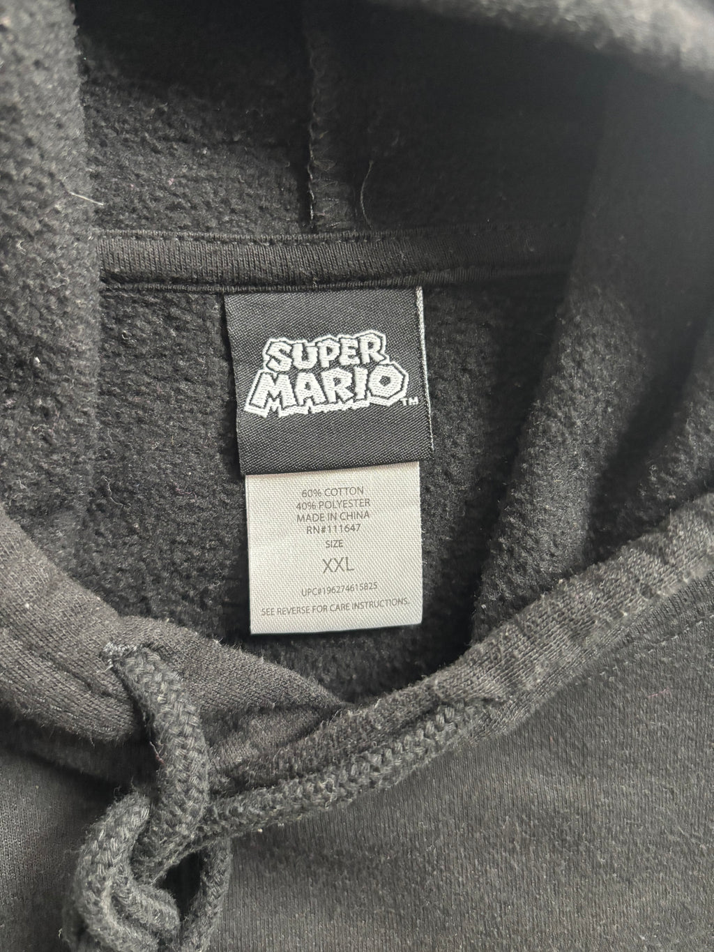 Super Mario Logo Hoodie • Unisex XXL