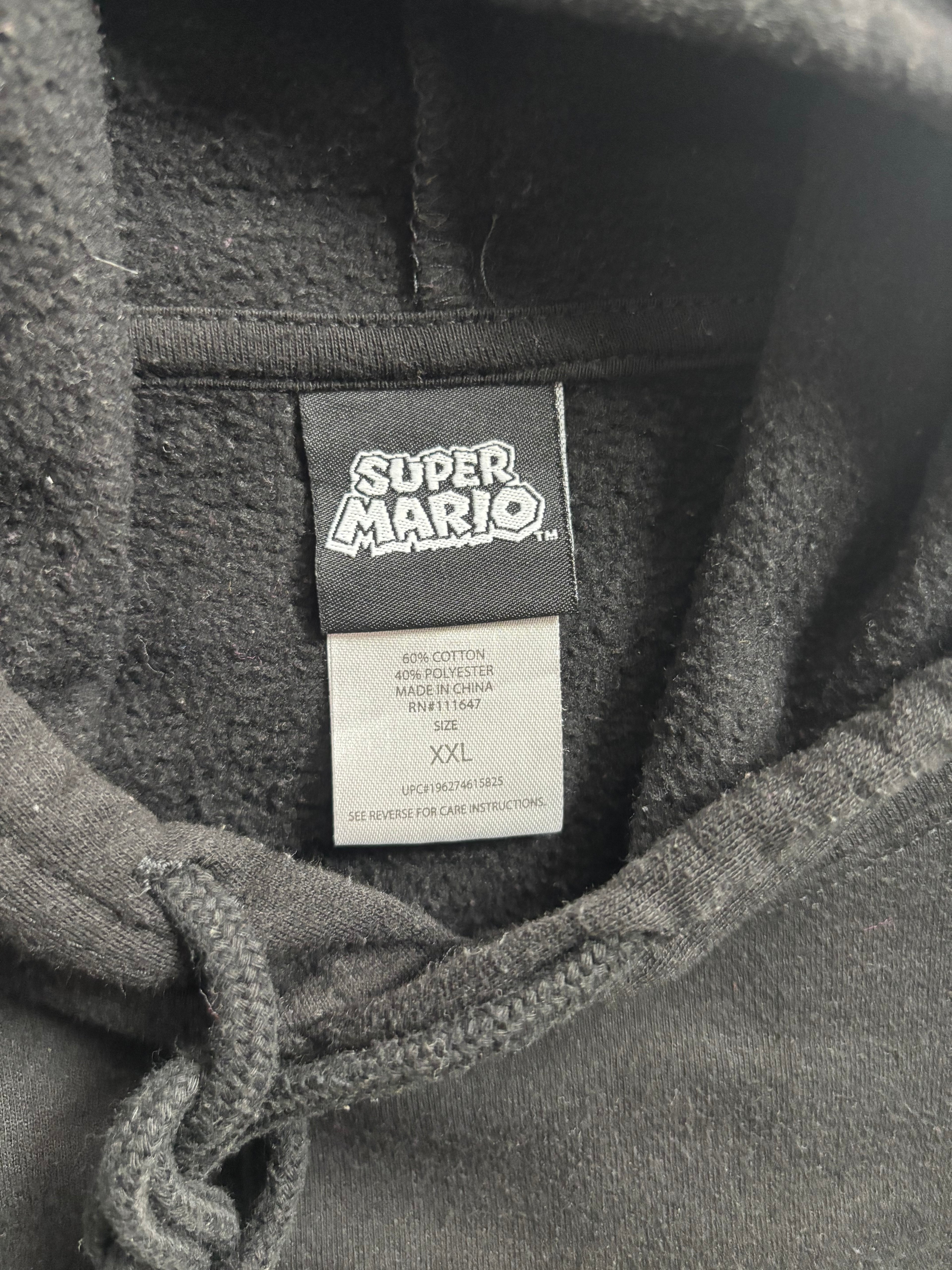 Super Mario Logo Hoodie • Unisex XXL