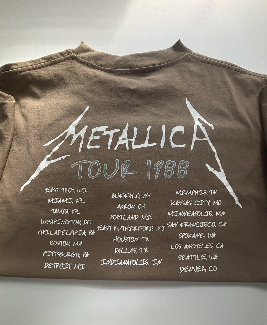 Metallica Tour 1988 Graphic T-Shirt • Unisex XL