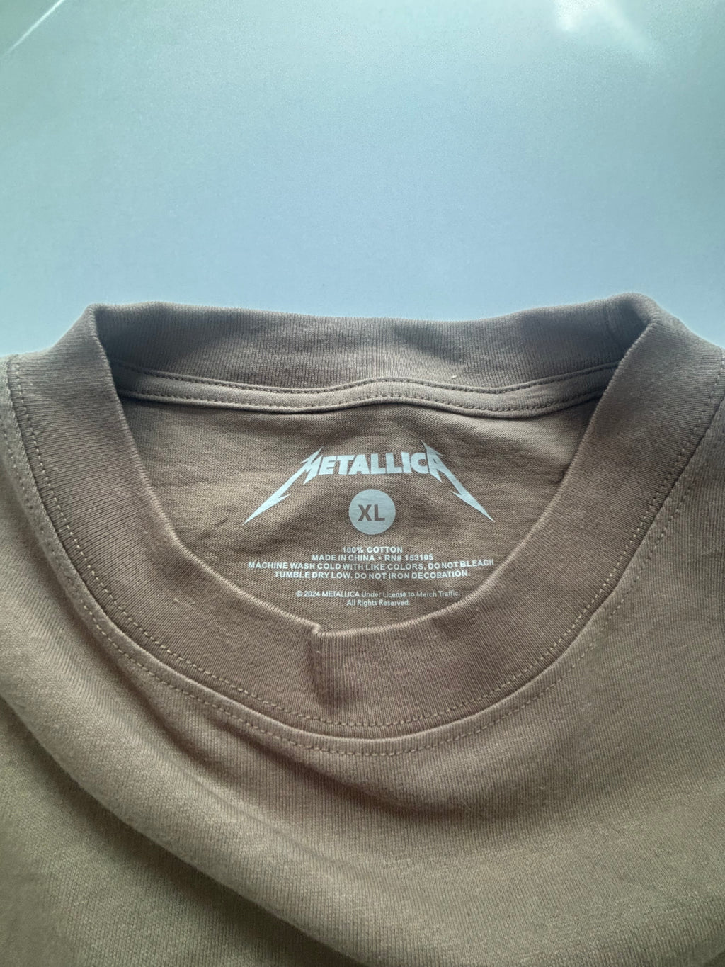 Metallica Tour 1988 Graphic T-Shirt • Unisex XL