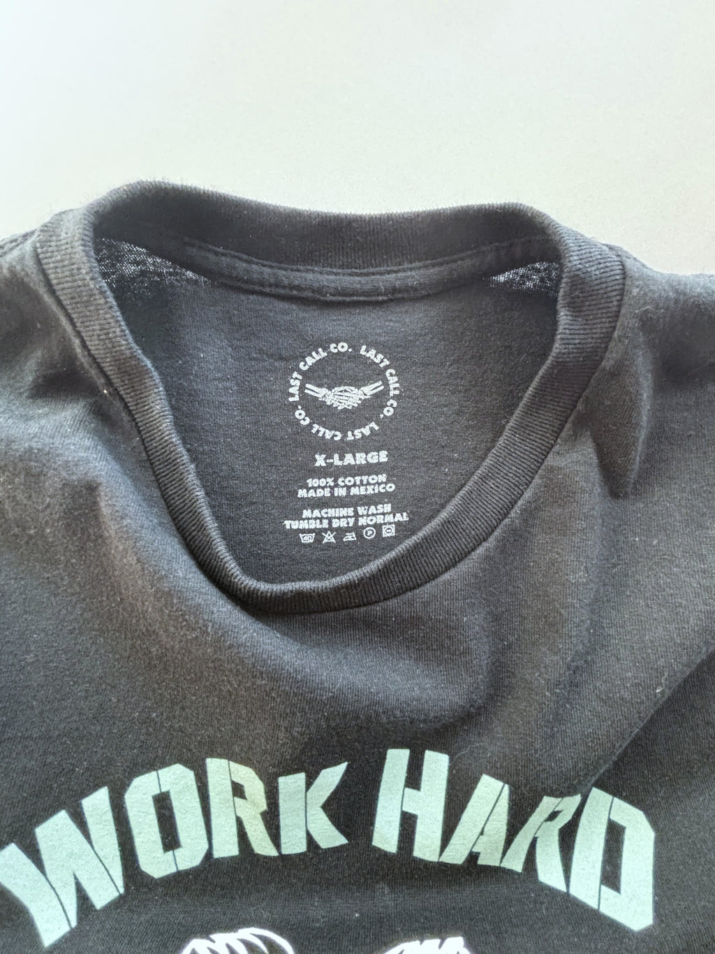 Work Hard Play Hard Graphic Tee · Unisex XL