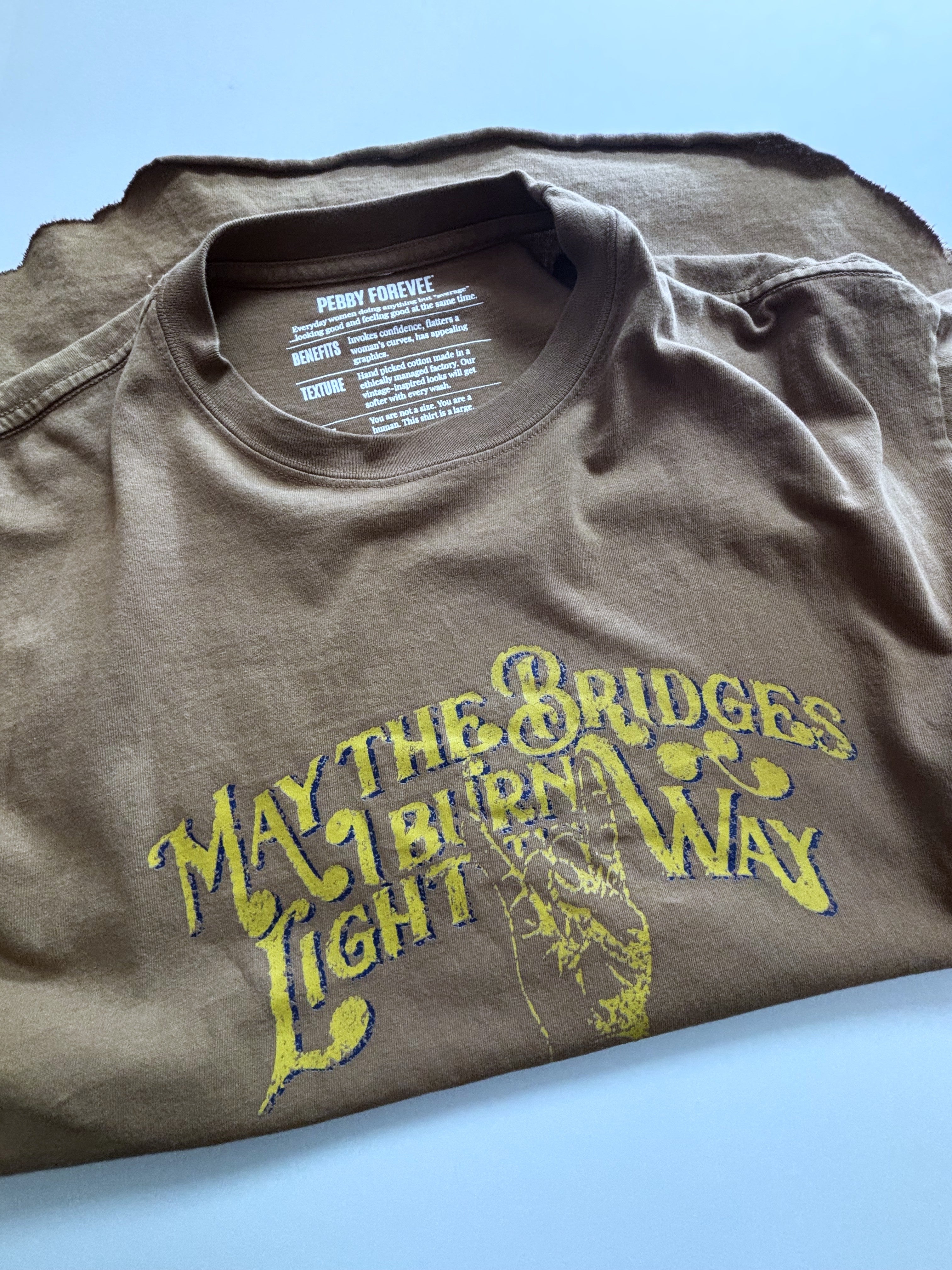 Bridges I Burn Graphic Tee · Unisex L