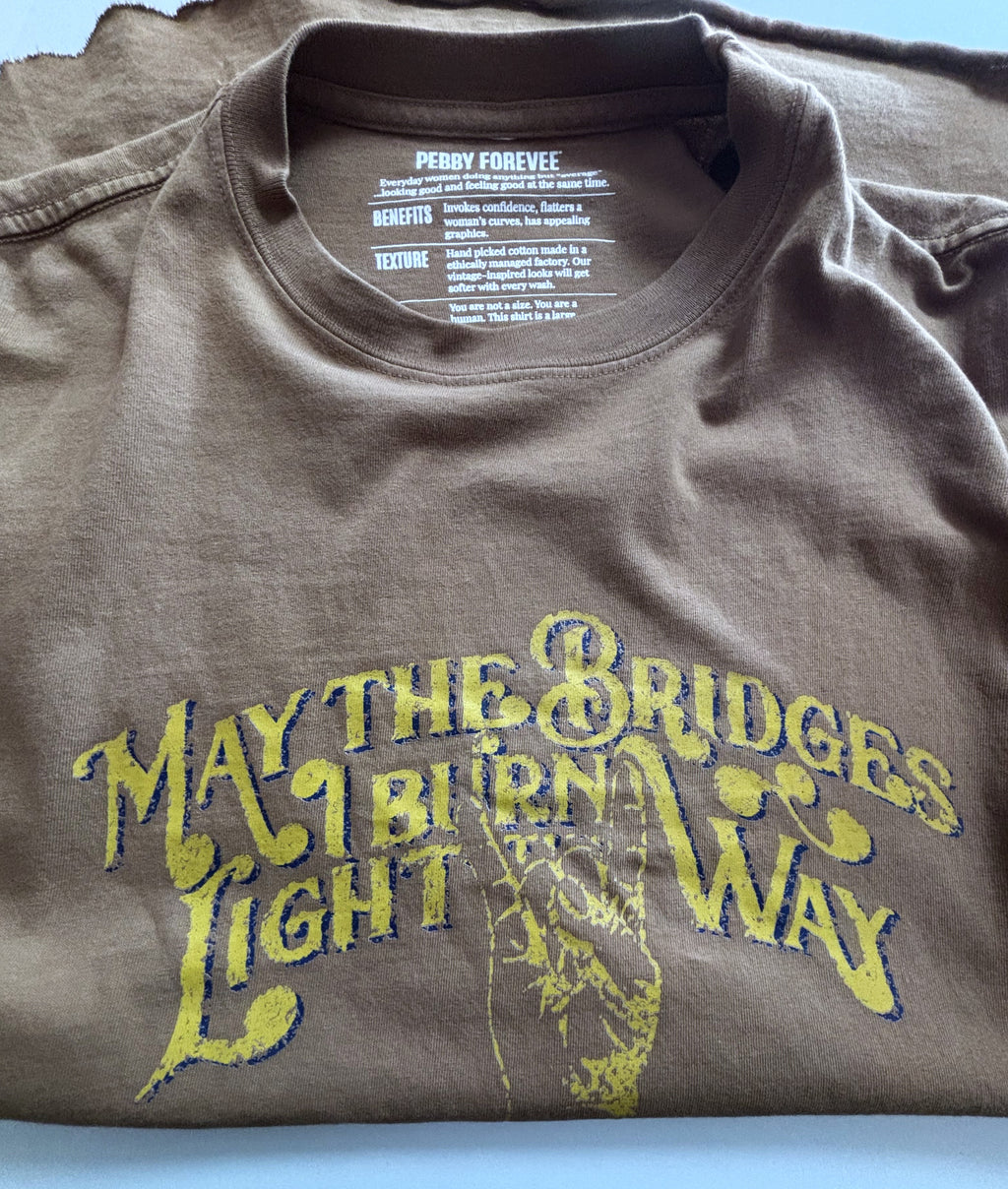 Bridges I Burn Graphic Tee · Unisex L