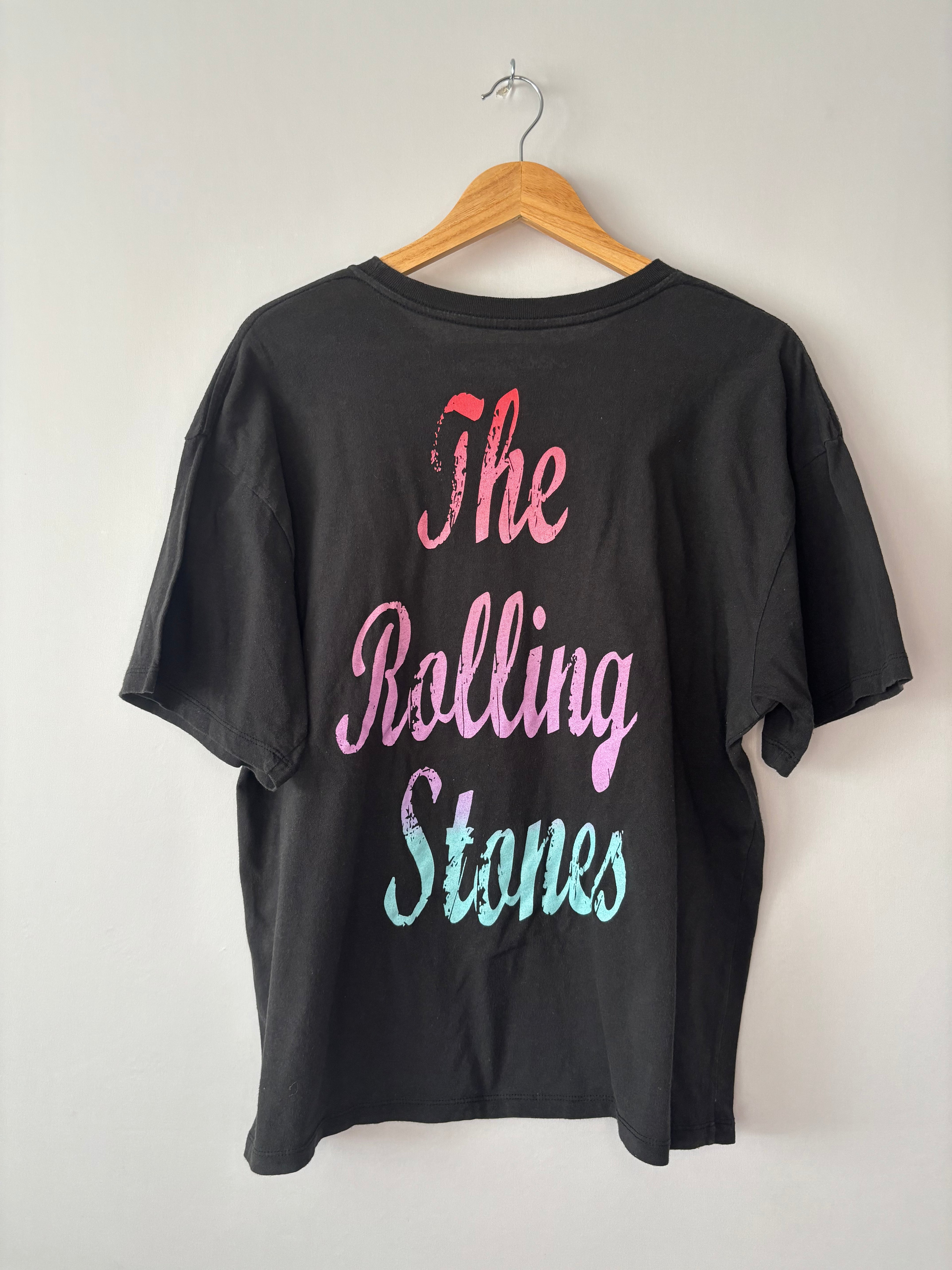 Rolling Stones Rainbow Tongue Graphic Tee · Oversized S/M