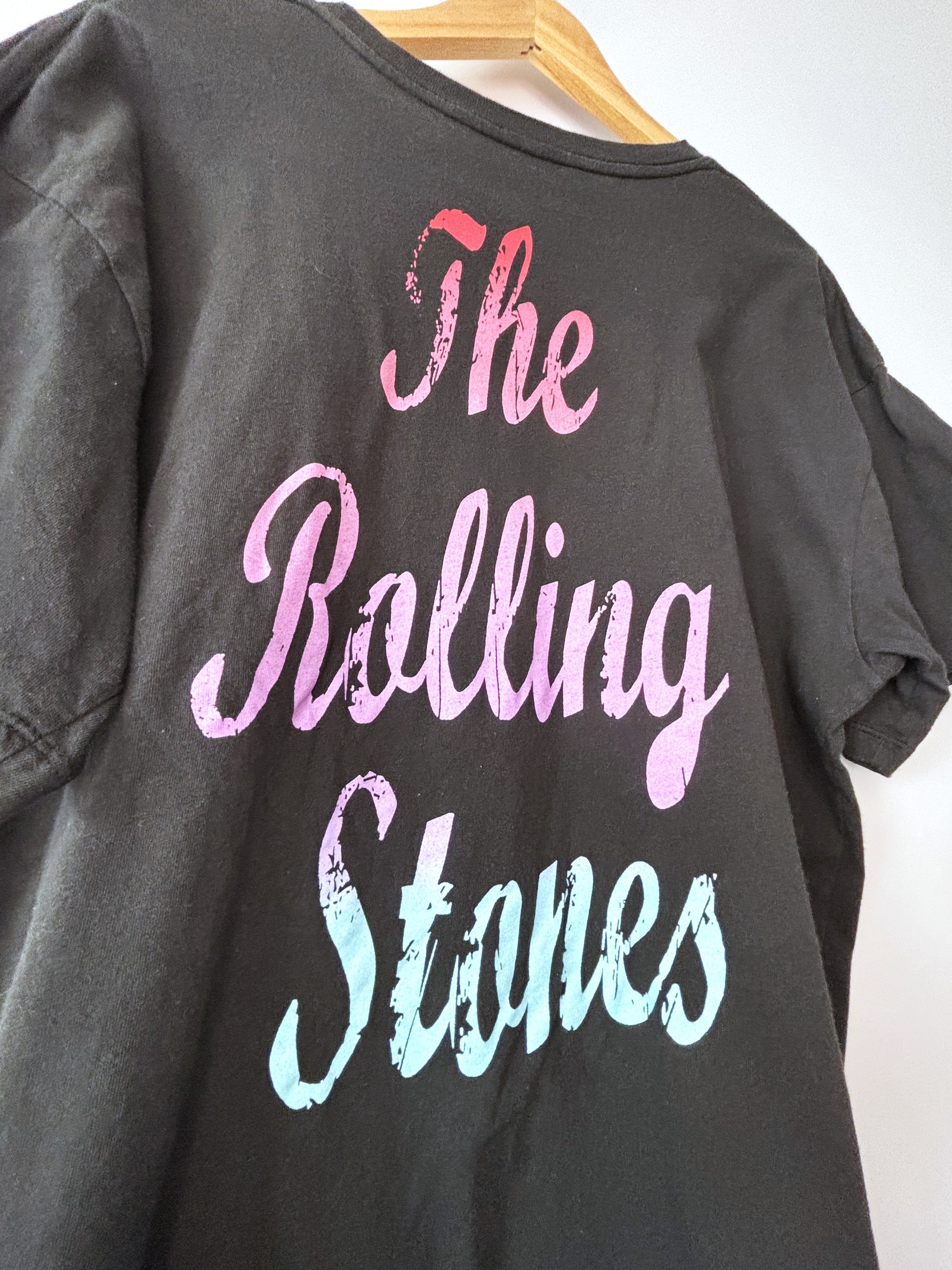 Rolling Stones Rainbow Tongue Graphic Tee · Oversized S/M