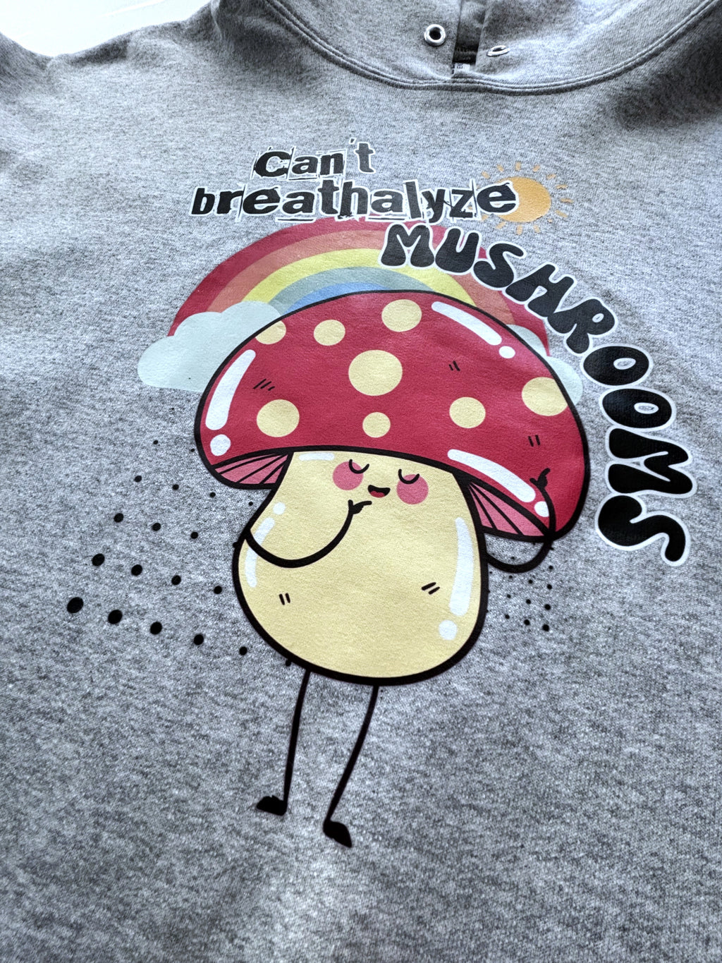 Can't Breathalyze Mushrooms Hoodie · Unisex L