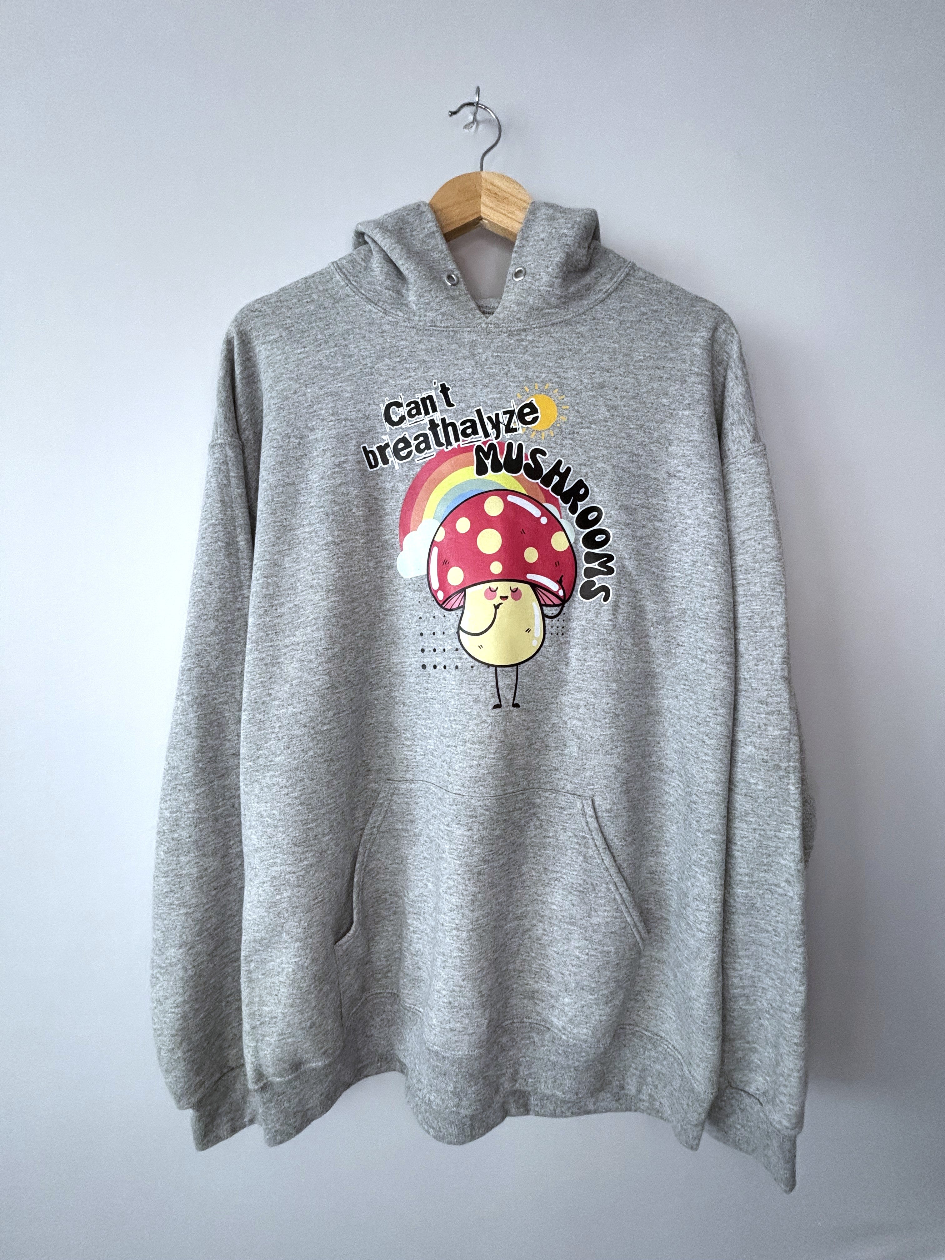 Can't Breathalyze Mushrooms Hoodie · Unisex L