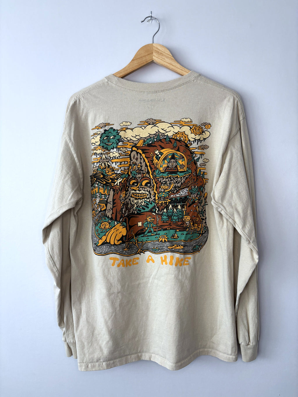 “Take A Hike” Long Sleeve Tee · Unisex L