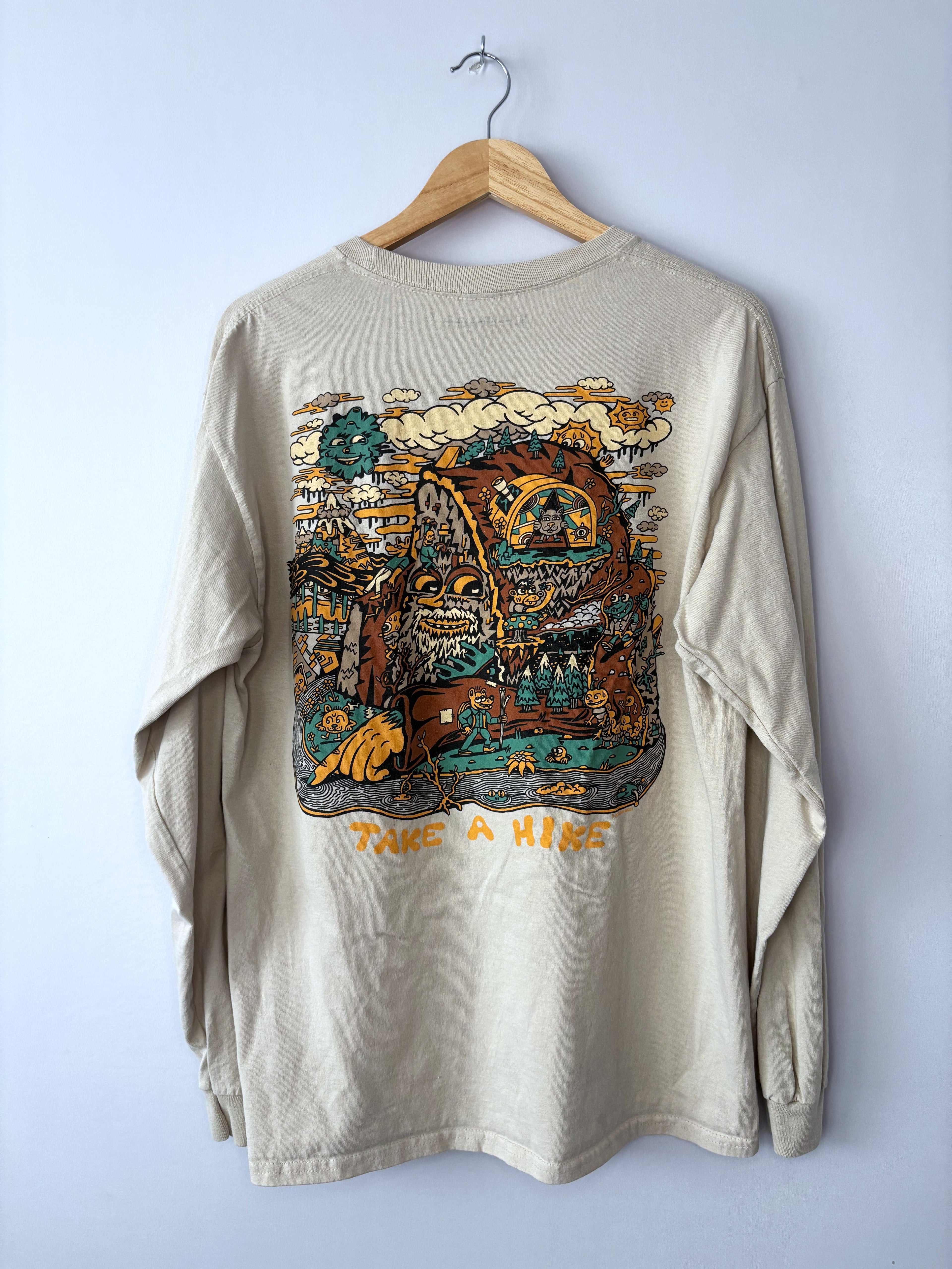 “Take A Hike” Long Sleeve Tee · Unisex L