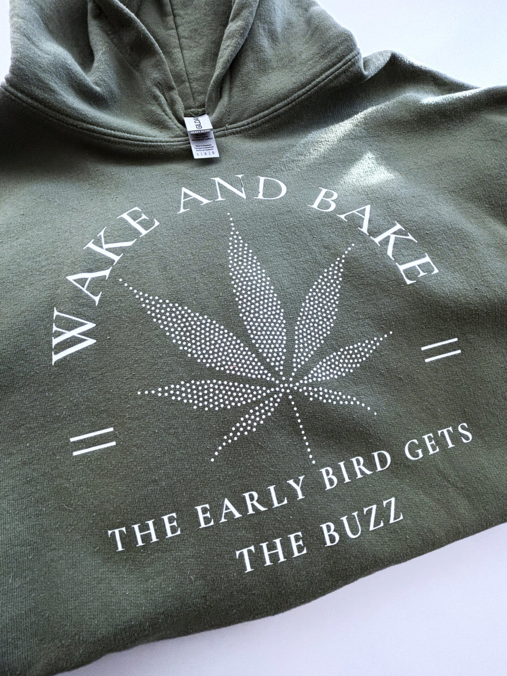 Wake and Bake Graphic Hoodie · Unisex L