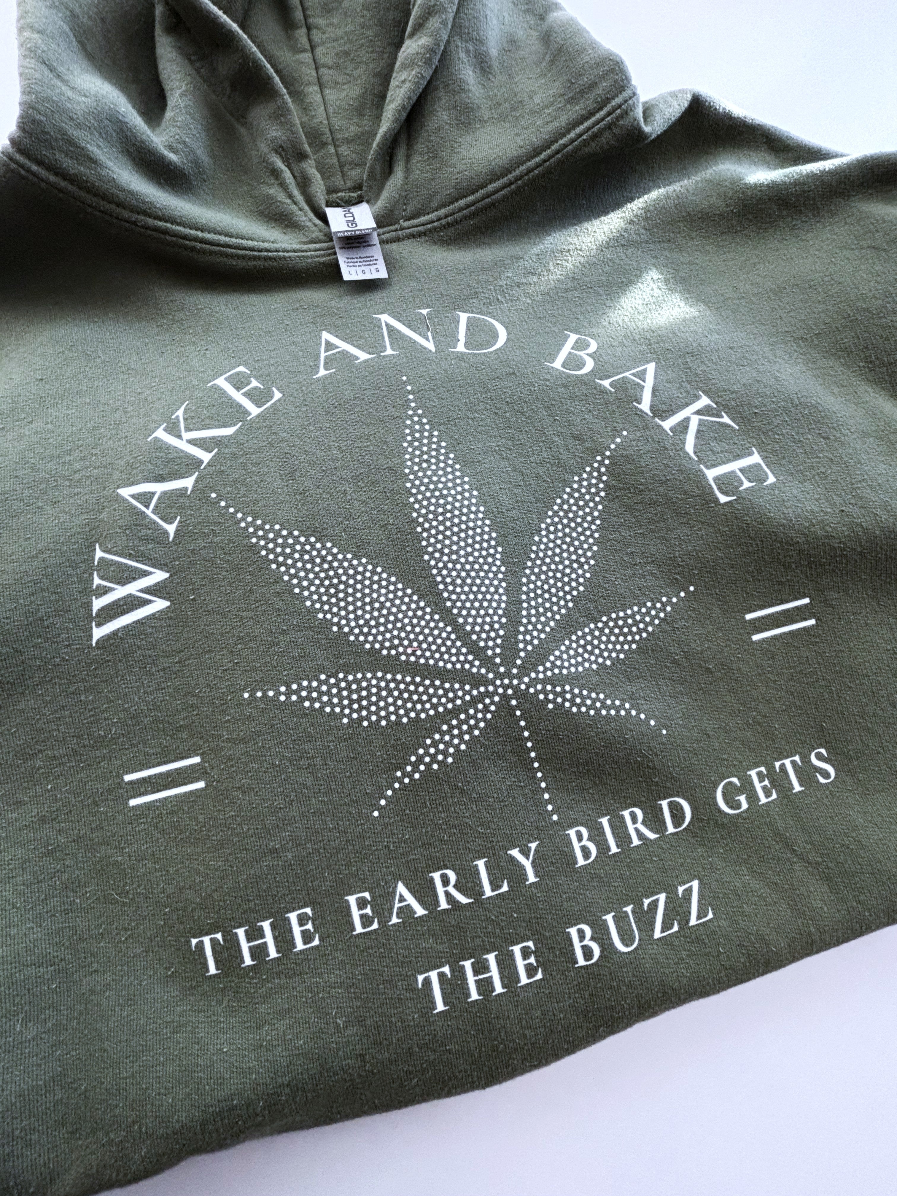 Wake and Bake Graphic Hoodie · Unisex L