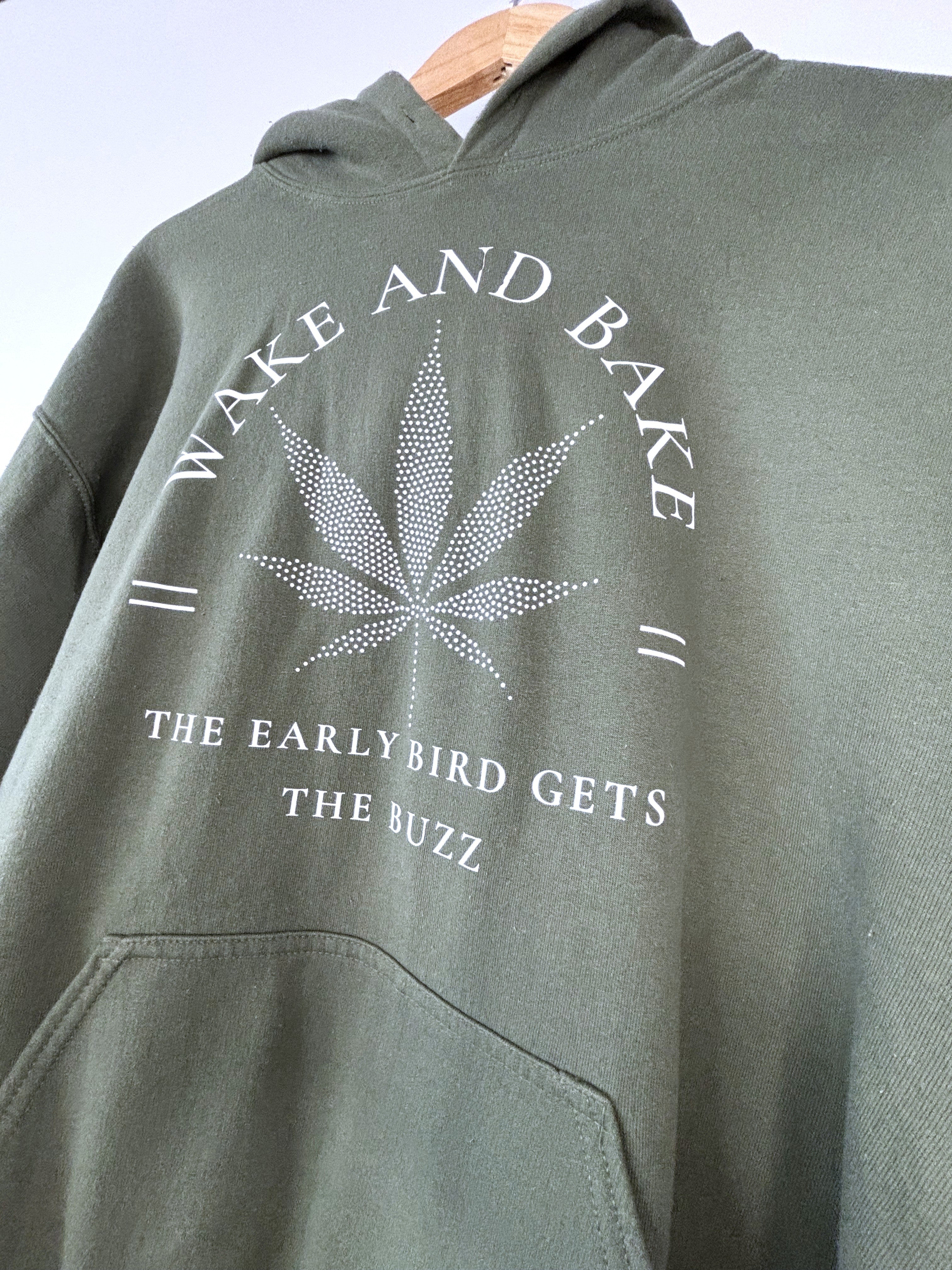 Wake and Bake Graphic Hoodie · Unisex L