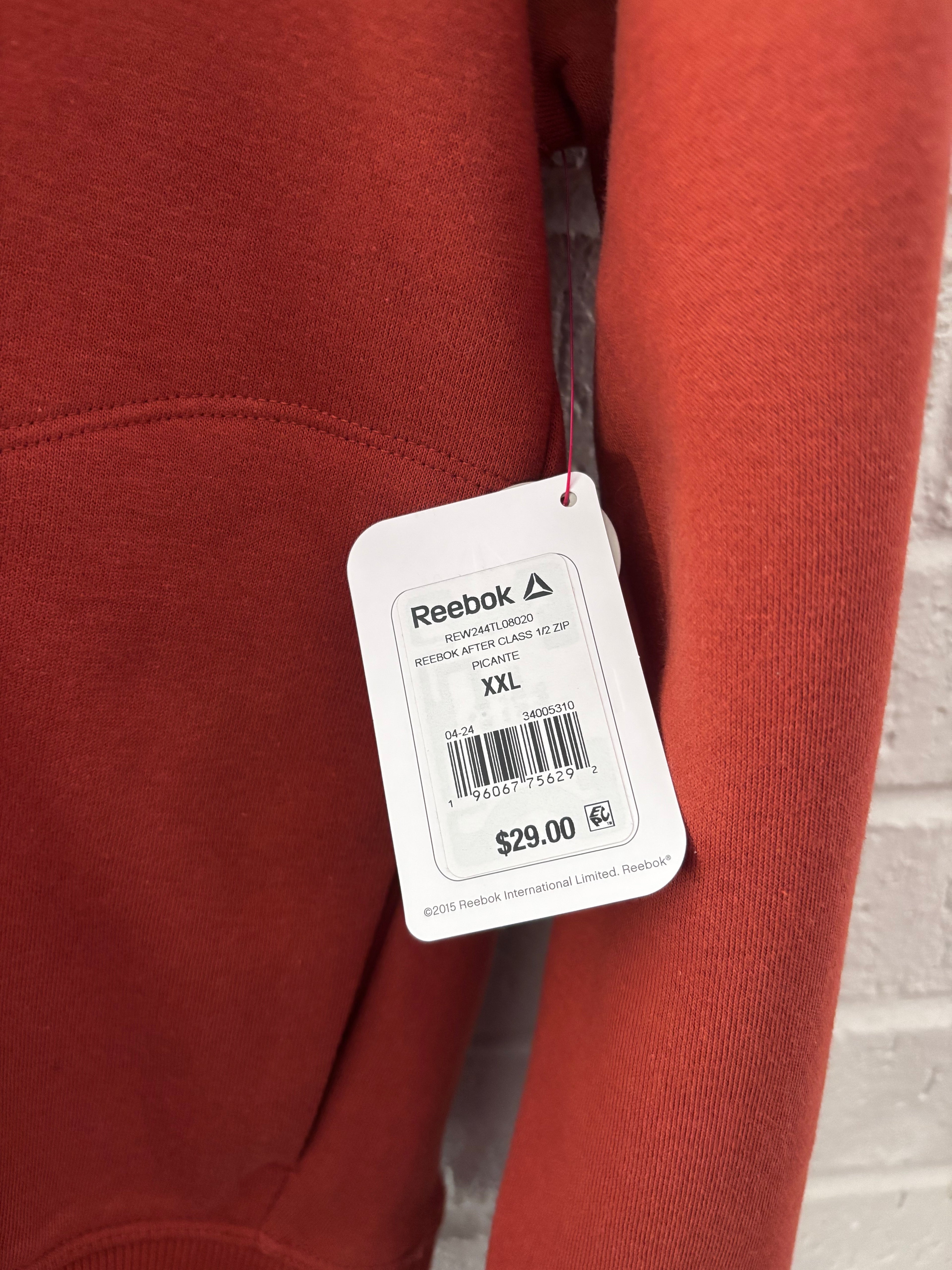 Reebok Fleece Half-Zip · Women's XXL