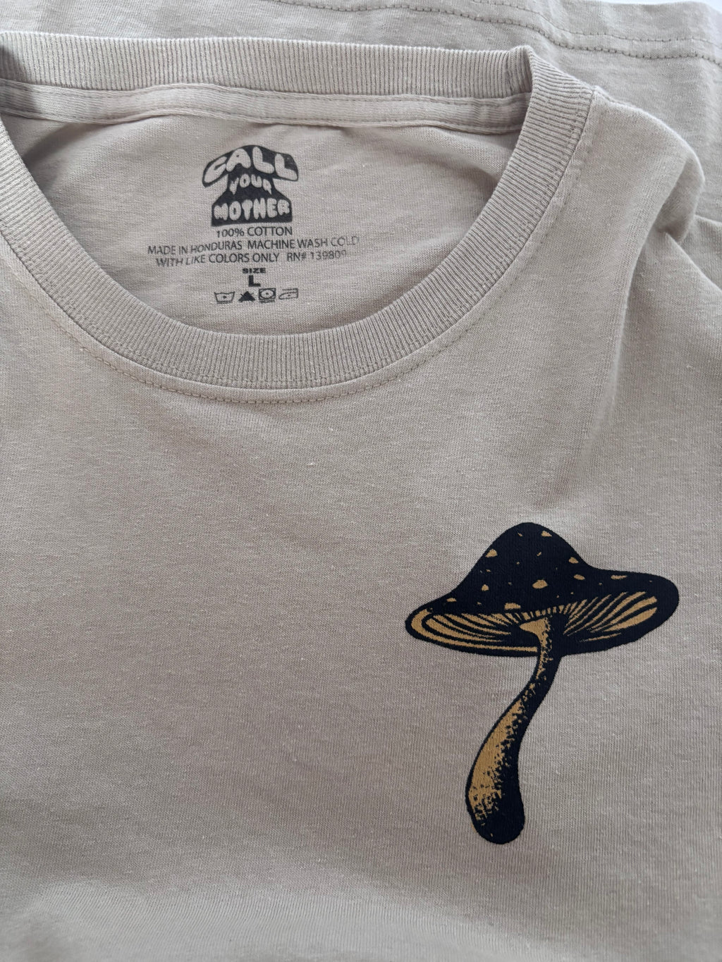 Call Your Mother Mushroom Tee · Unisex L