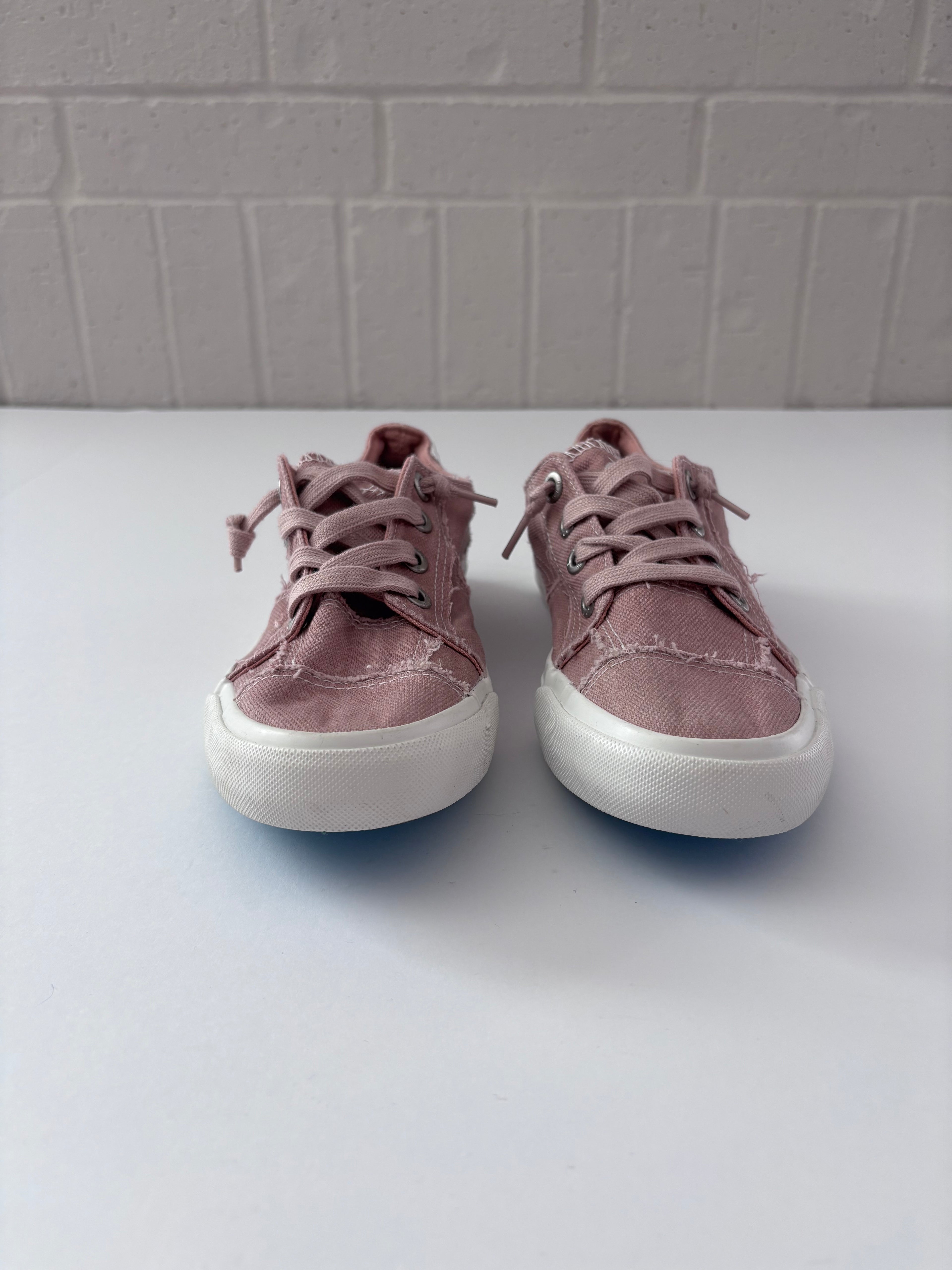 Blowfish Malibu Dusty Pink Canvas Sneakers · Size 8