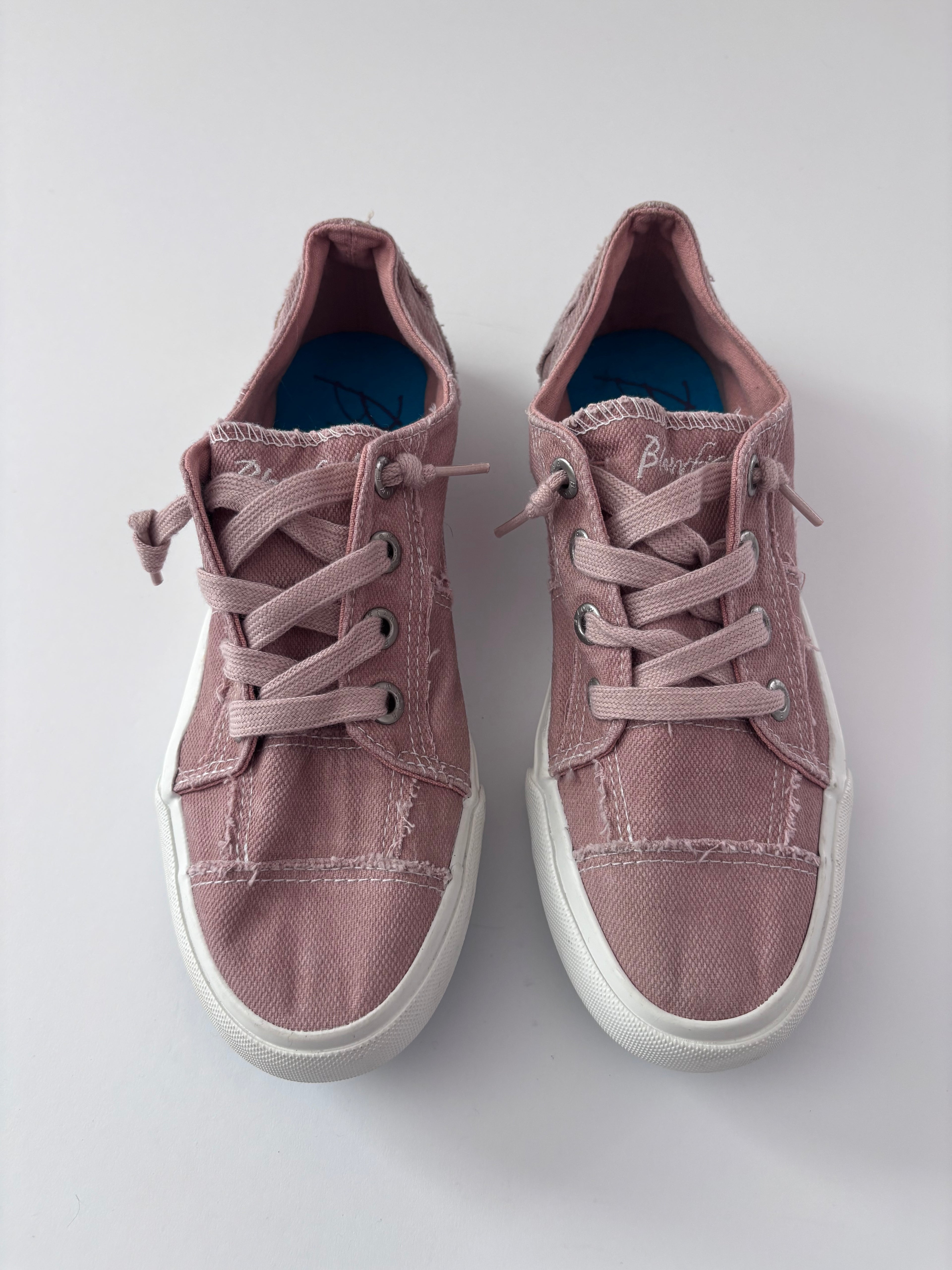 Blowfish Malibu Dusty Pink Canvas Sneakers · Size 8