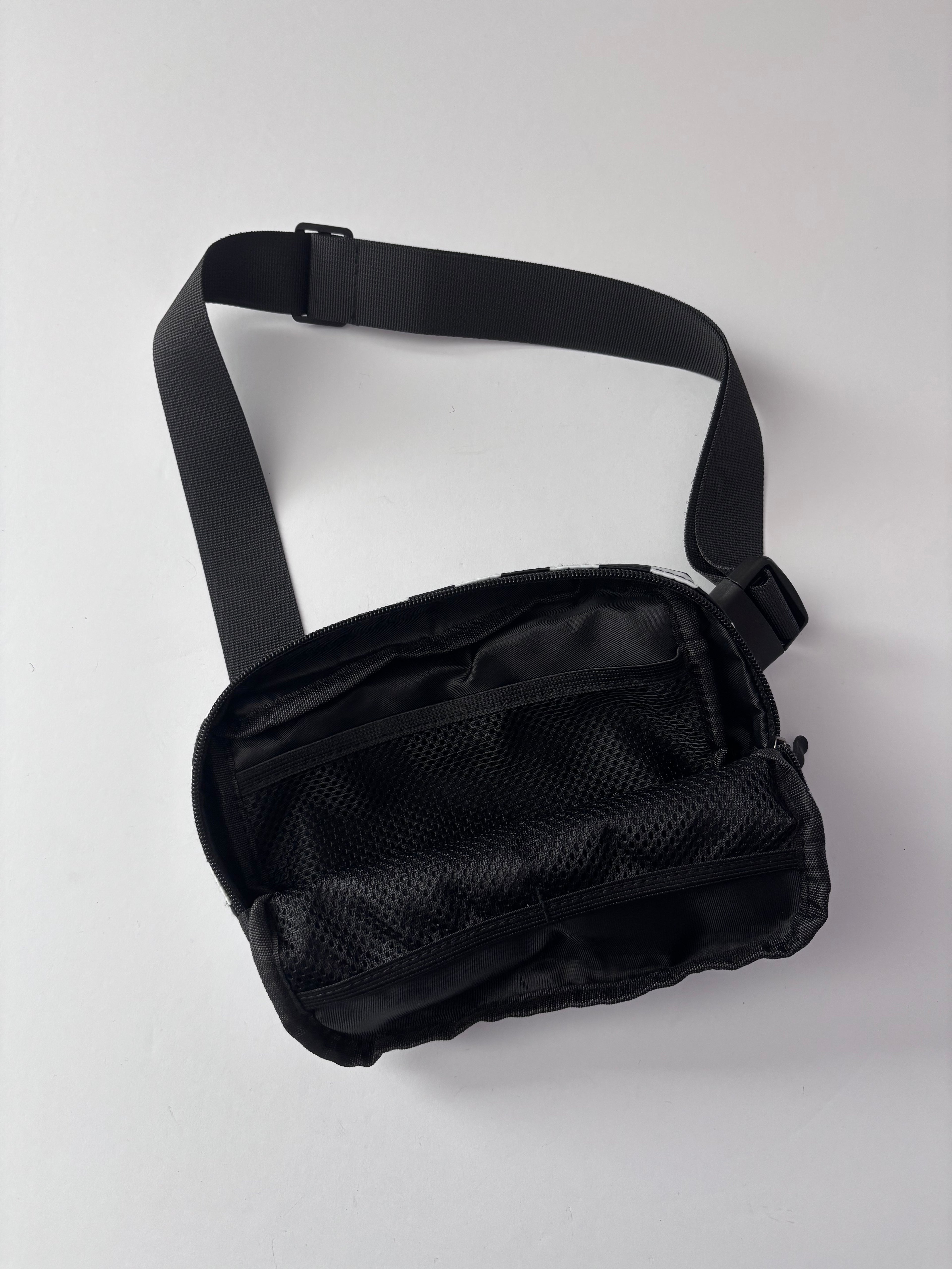 Checkerboard Crossbody Belt Bag