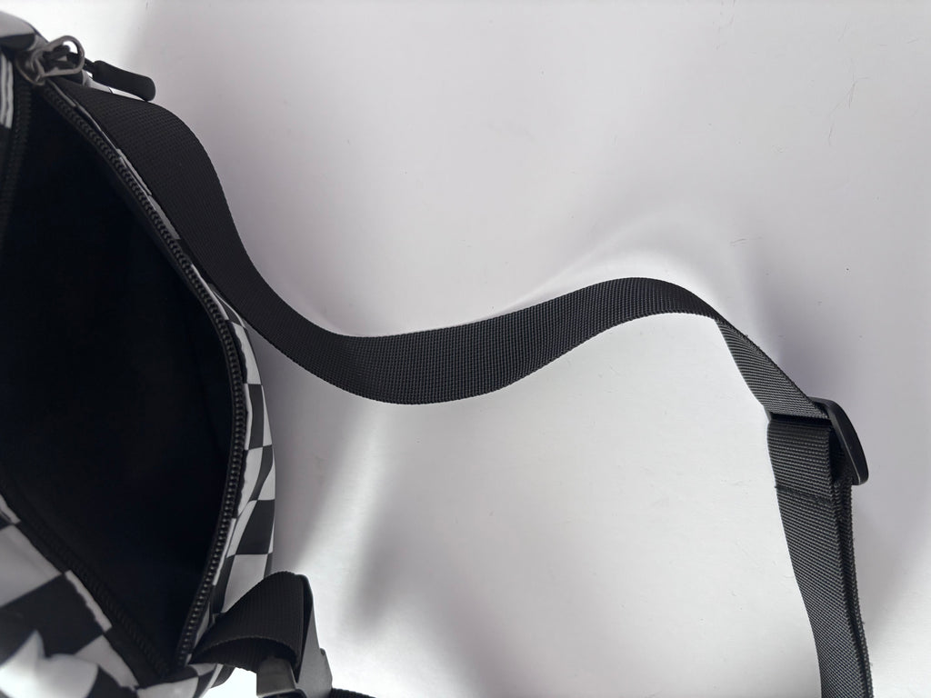 Checkerboard Crossbody Belt Bag