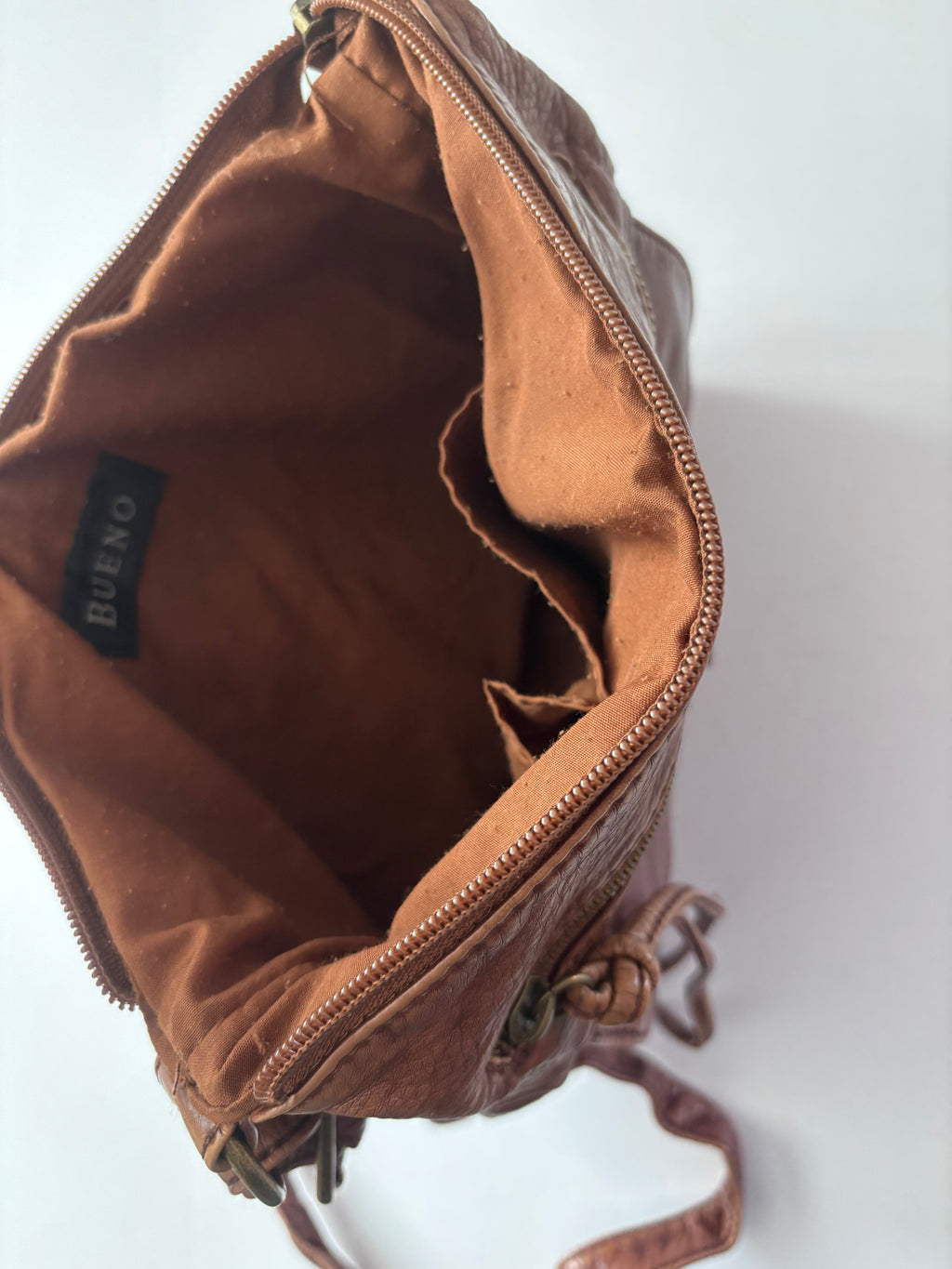 Slouchy Brown Crossbody Bag