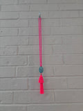 Neon Pink Tassel Necklace