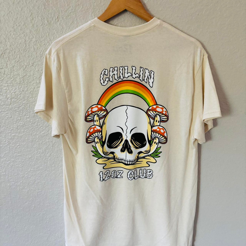 Trippy Skull Graphic Tee · Unisex M
