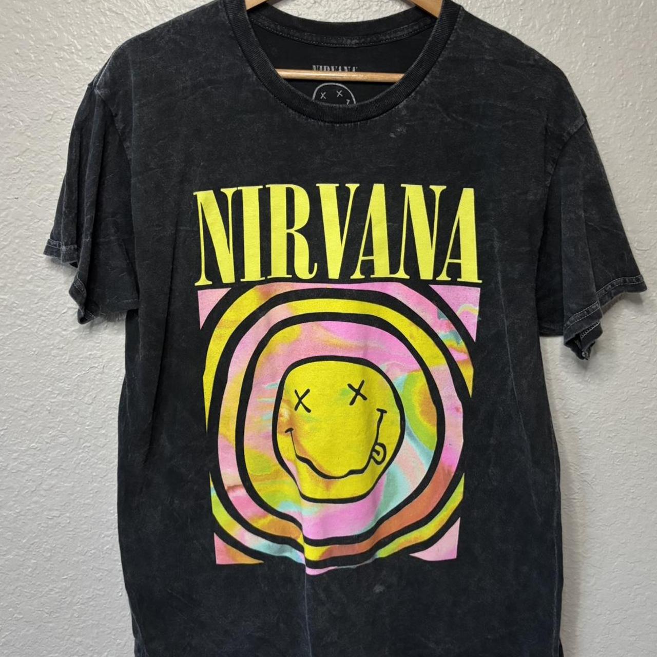 Psychedelic Smiley Graphic Tee · Unisex L