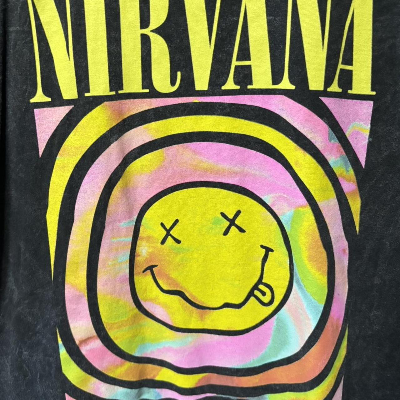 Psychedelic Smiley Graphic Tee · Unisex L